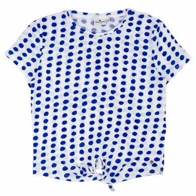 T-shirt dziewczęcy, biały, Tom Tailor