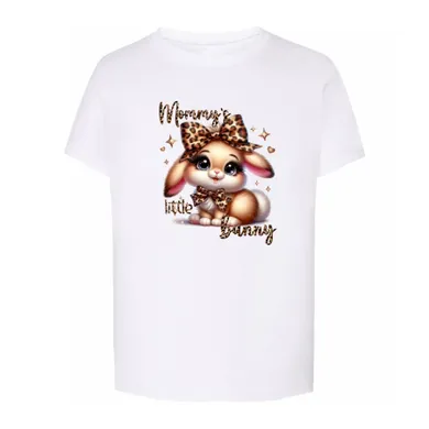 T-shirt dziewczęcy, biały, Tup Tup