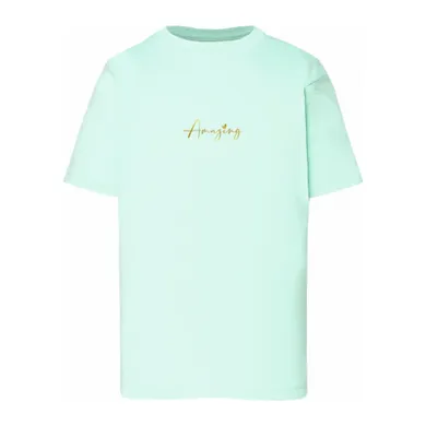 T-shirt dziewczęcy, miętowy, Tup Tup
