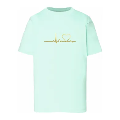 T-shirt dziewczęcy, miętowy, Tup Tup