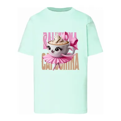 T-shirt dziewczęcy, miętowy, Tup Tup