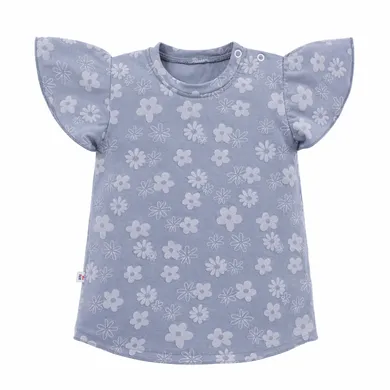 T-shirt dziewczęcy, niebieski, Eevi