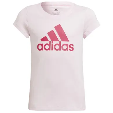 T-shirt dziewczęcy, różowy, Adidas