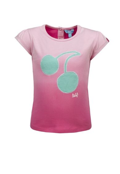 T-shirt dziewczęcy, różowy, Lief