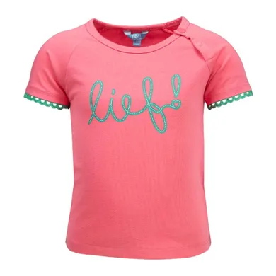 T-shirt dziewczęcy, różowy, Lief