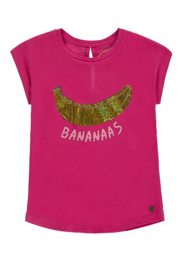 T-shirt dziewczęcy, różowy, Tom Tailor