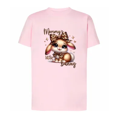 T-shirt dziewczęcy, różowy, Tup Tup