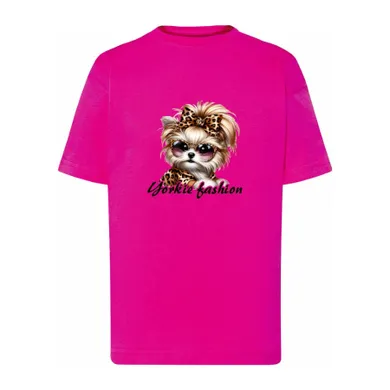 T-shirt dziewczęcy, różowy, Tup Tup