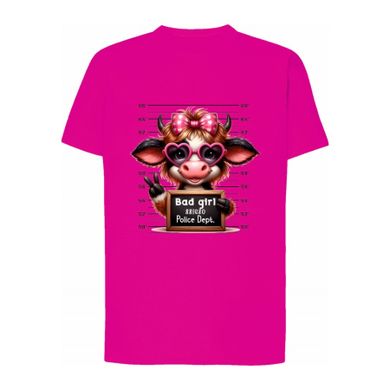 T-shirt dziewczęcy, różowy, Tup Tup