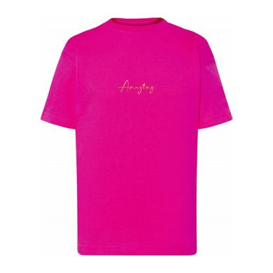 T-shirt dziewczęcy, różowy, Tup Tup