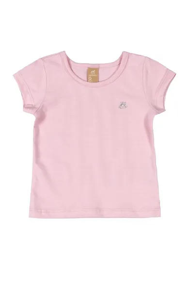 T-shirt dziewczęcy, różowy, Up Baby