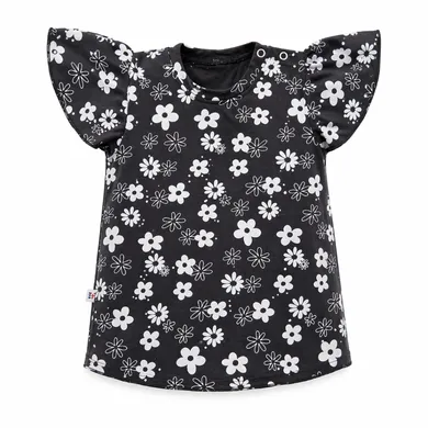 T-shirt dziewczęcy, szary, Eevi