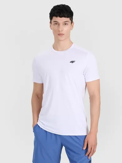 T-shirt męski, biały, 4F