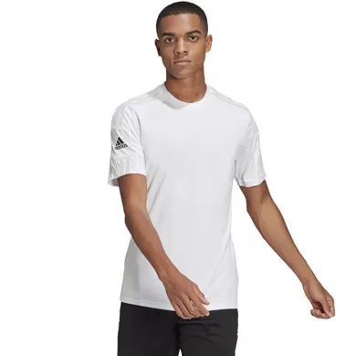 T-shirt męski, biały, Adidas Squadra 21 JSY