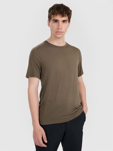 T-shirt męski, brązowy, 4F