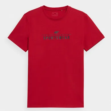 T-shirt męski, czerwony, 4F