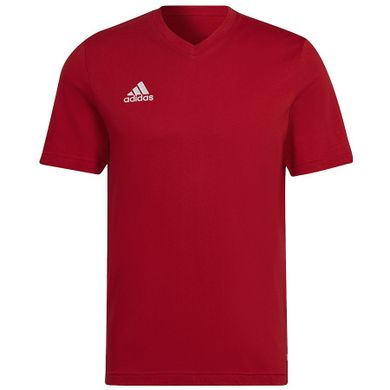 T-shirt męski, czerwony, Adidas Entrada 22 Tee
