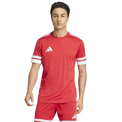 T-shirt męski, czerwony, Adidas Squadra