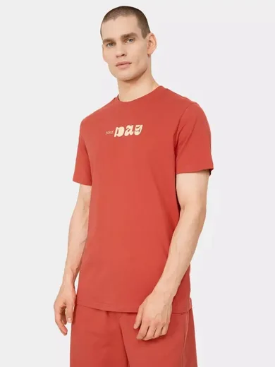 T-shirt męski, czerwony, Outhorn