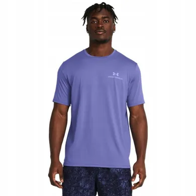 T-shirt męski, fioletowy, Under Armour