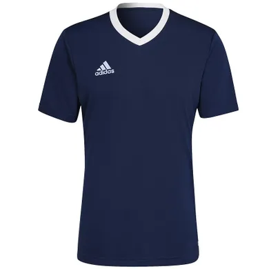 T-shirt męski, granatowy, Adidas Entrada 22 JSY