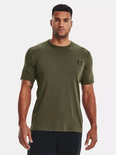 T-shirt męski, khaki, Under Armour