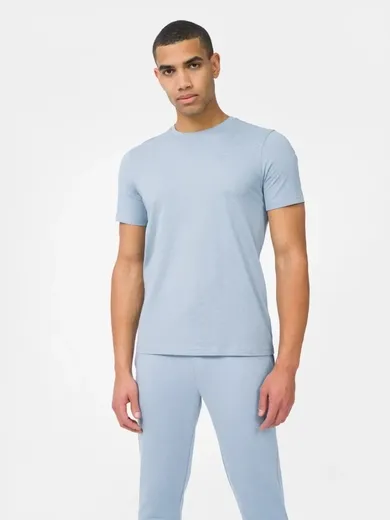 T-shirt męski, niebieski, 4F