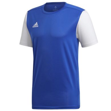 T-shirt męski, niebieski, Adidas Estro