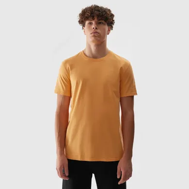 T-shirt męski, pomarańczowy, 4F