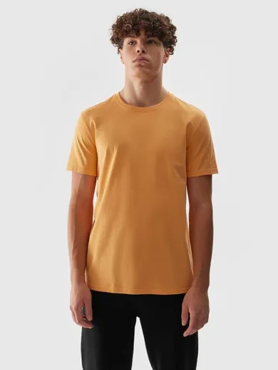 T-shirt męski, pomarańczowy, 4F