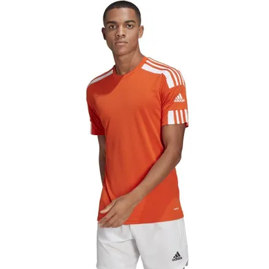 T-shirt męski, pomarańczowy, Adidas Squadra 21 JSY
