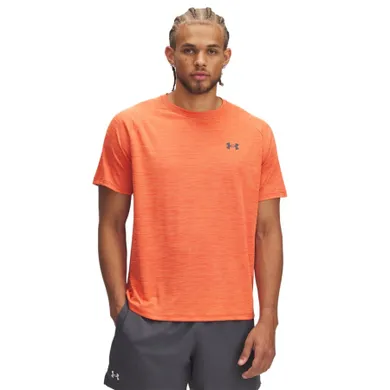 T-shirt męski, pomarańczowy, Under Armour
