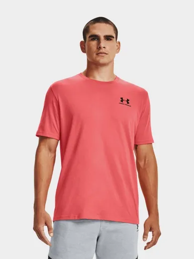 T-shirt męski, różowy, Under Armour