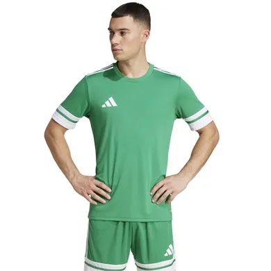 T-shirt męski, zielony, Adidas Squadra