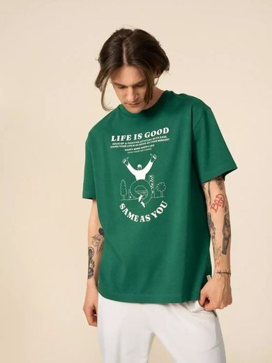 T-shirt męski, zielony, Outhorn