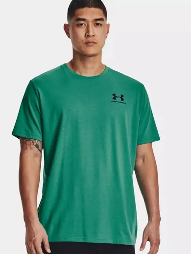 T-shirt męski, zielony, Under Armour