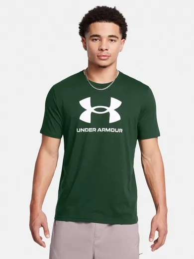 T-shirt męski, zielony, Under Armour