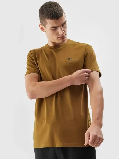 T-shirt męski, złoty, 4F