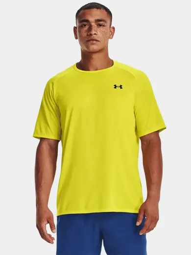 T-shirt męski, żółty, Under Armour