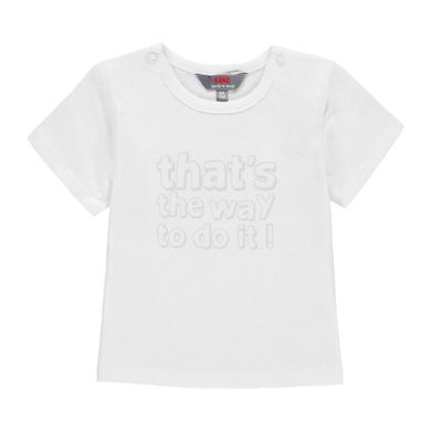 T-shirt niemowlęcy, biały, Kanz