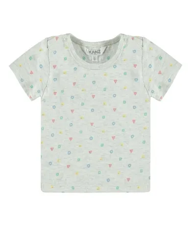 T-shirt niemowlęcy, szary, Kanz