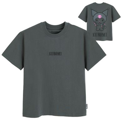 T-shirt oversize z bawełny czesanej Kuromi NOWEAR