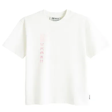 T-shirt oversize z bawełny czesanej NOWEAR