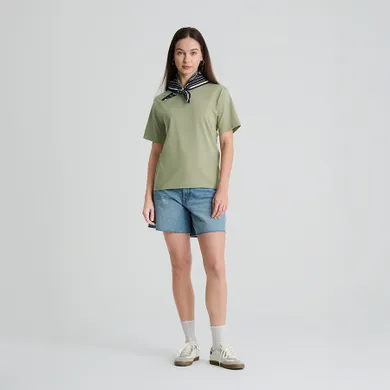 T-shirt regular z bawełny czesanej NOWEAR