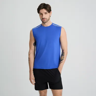 T-shirt treningowy bez rękawów z technologią Cool Dry NOWEAR