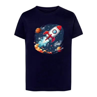 T-shity chłopięcy, granatowy, Tup Tup