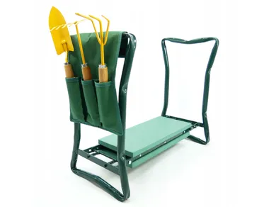 Taboret, krzesło, klęcznik ogrodowy, ławka, 3w1