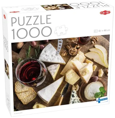 Tactic, A cheese plate, puzzle, 1000 elementów