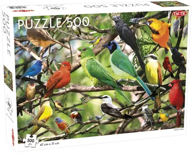 Tactic, Animals, Exotic Birds, puzzle, 500 elementów