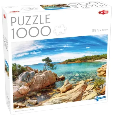 Tactic, Capriccioli beach, Costa Smeralda, puzzle, 1000 elementów